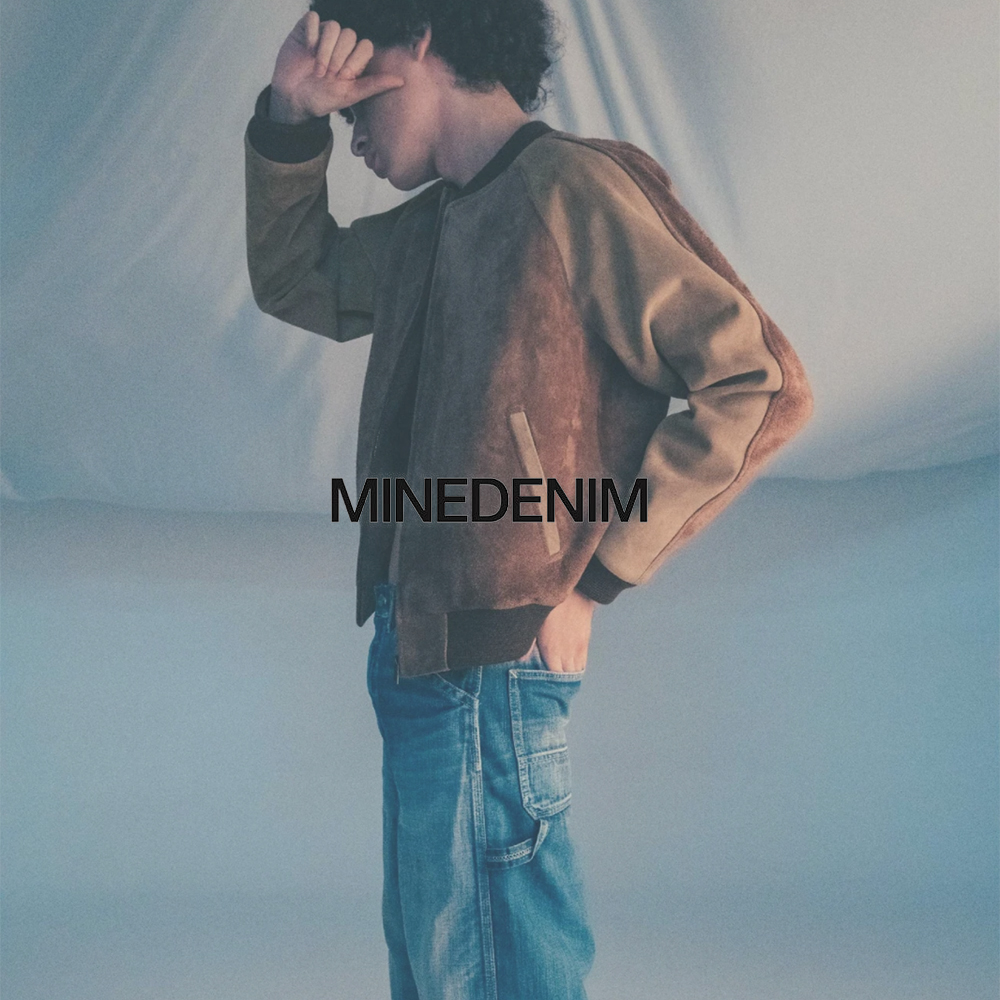 MINEDENIM / 新作アイテム入荷 “Contrast Suede Leather Blouson” and