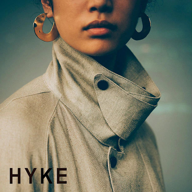 HYKE ​/ 新作アイテム入荷 “LINEN RIDING COAT” – メイクス オンライン