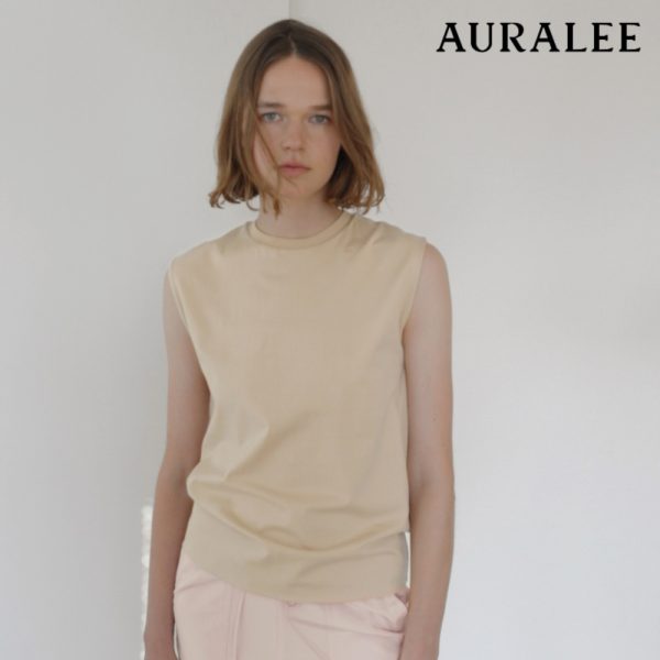 AURALEE(WOMENS) / 新作アイテム入荷 “ORGANIC COTTON HIGH GAUGE JERSEY SLEEVELESS”and more ﻿