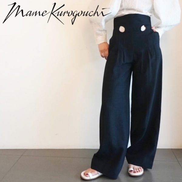 Mame Kurogouchi ​/ 新作アイテム入荷 “Viscose Hemp High Waisted Trouser” ﻿