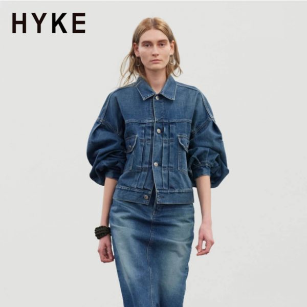 HYKE ​/ 新作アイテム入荷 “BALLOON SLEEVE DENIM JACKET TYPE2”