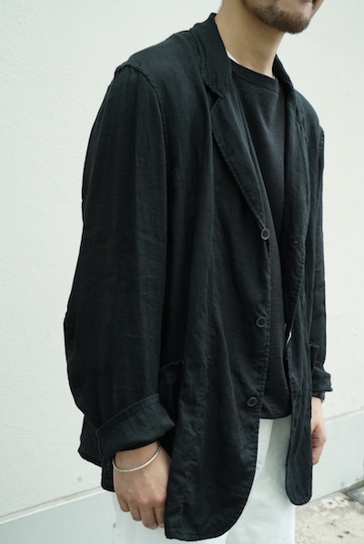 COMOLI “LINEN W CLOTH JACKET “、 ” WOOL TIANZHU CREW L/S