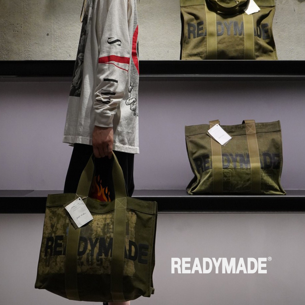READYMADE / 新作アイテム入荷 “EASY TOTE BAG (L) KHAKI” and more ...