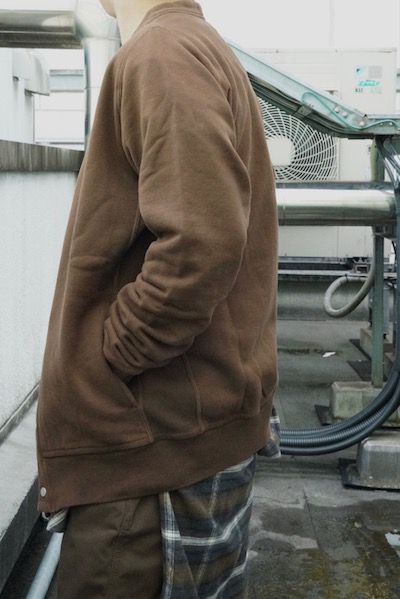 nonnative ”DWELLER CARDIGAN COTTON SWEAT OVERDYED VW” – メイクス