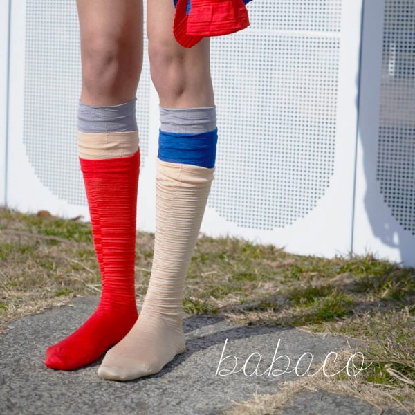 babaco ​/ 新作アイテム入荷 “Crushed Socks”and more