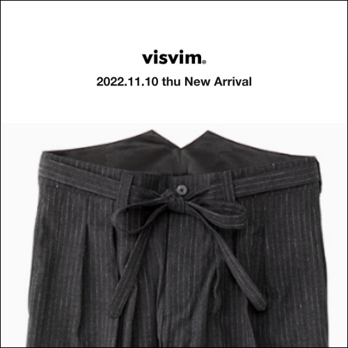 visvim  2022.11.10 thu  New Arrival