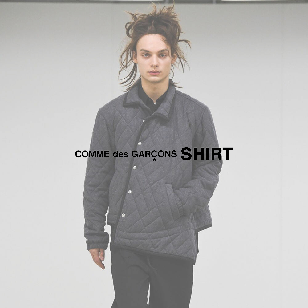 世界を買える COMME des GARCONS SHIRT付けフード ネイビー 2022aw