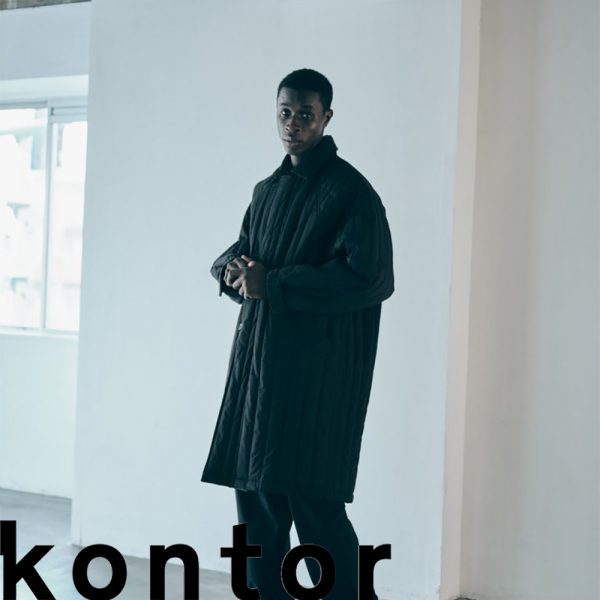 kontor / 新作アイテム入荷 “QUILTED RAGLAN COAT” and more