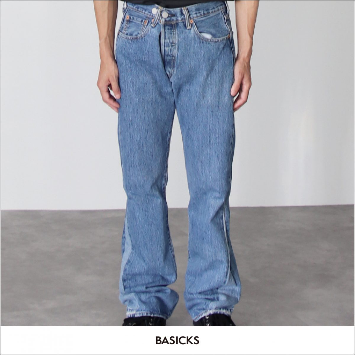 BASICKS / 新作アイテム入荷 “HEART STITCH VINTAGE LEVIS 501(W size ...