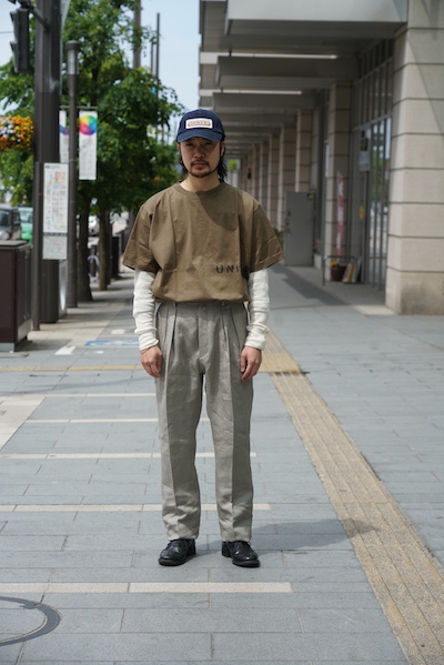 NEAT 23SS Collection New Arrival “TOP-DYEING LINEN CANVAS