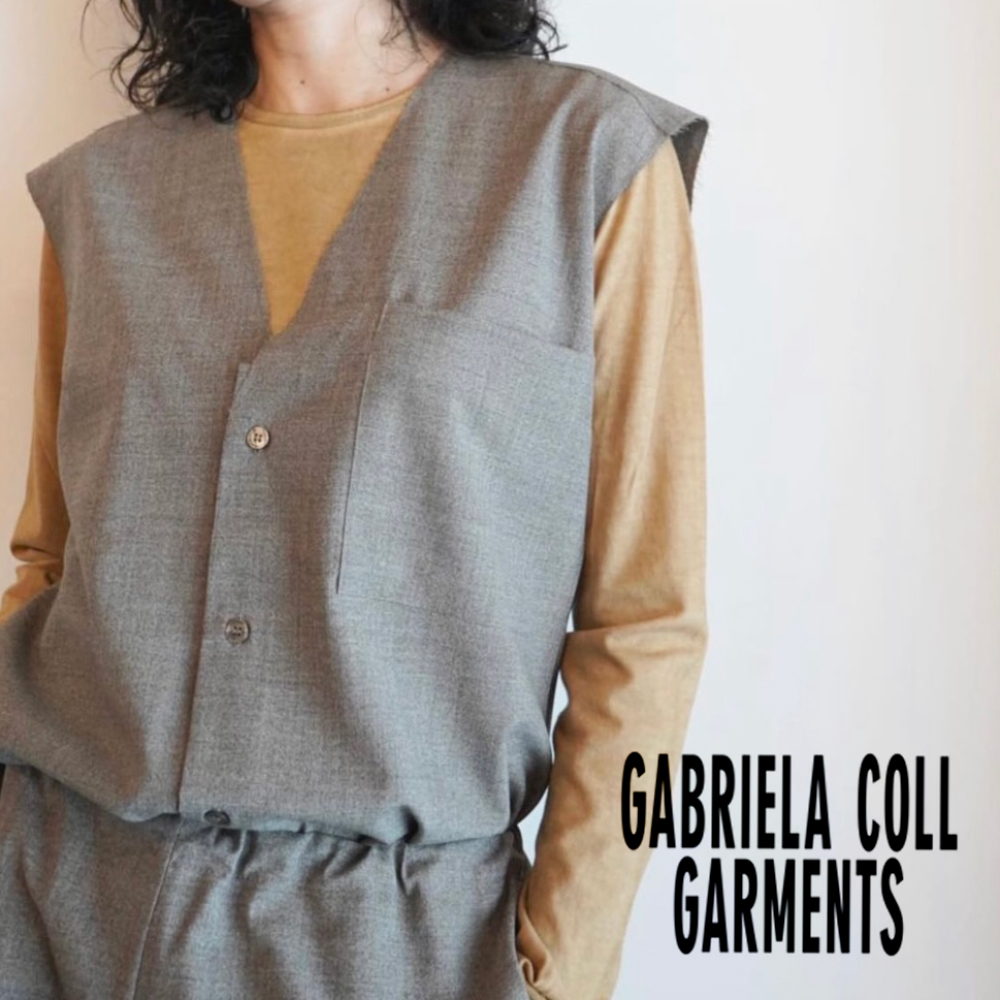 gabriela coll garments コットンベストガブリエラコールガーメンツ