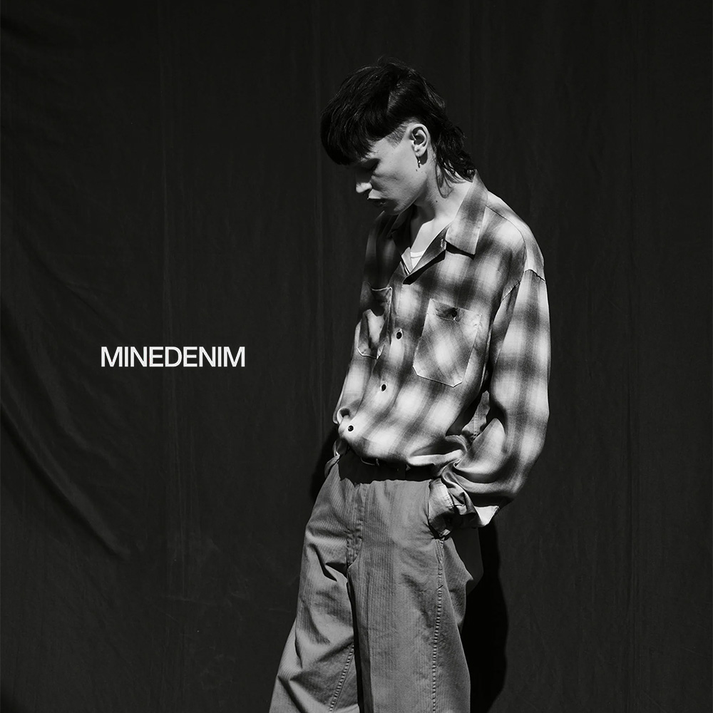 MINEDENIM / 新作アイテム入荷 “Drape Denim Ombre Check Loose Work