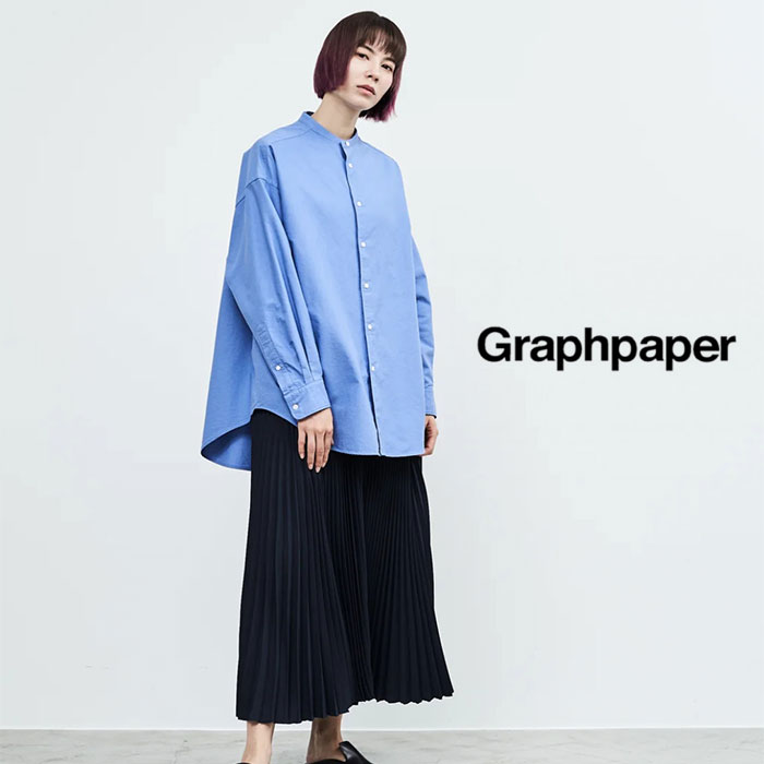 Graphpaper / 新作アイテム入荷 “Oxford Oversized Band Collar Shirt