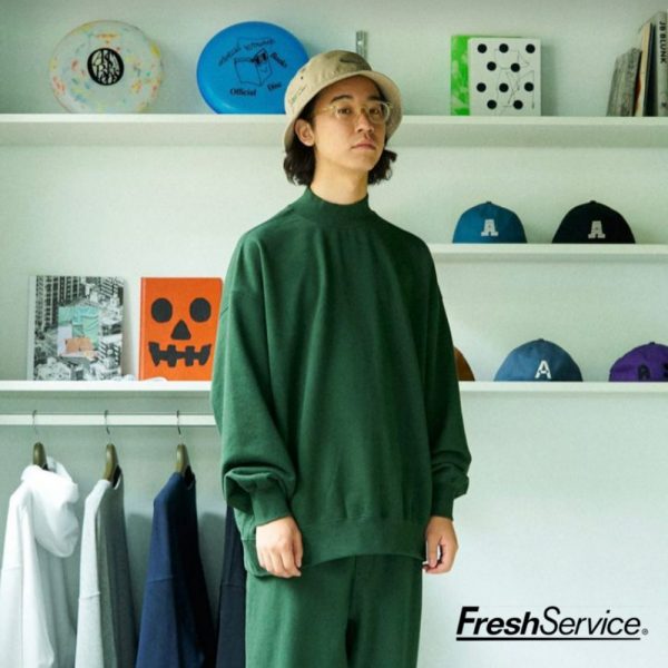 FreshService / 新作アイテム入荷 “LIGHT OZ MOCK NECK SWEAT”and more