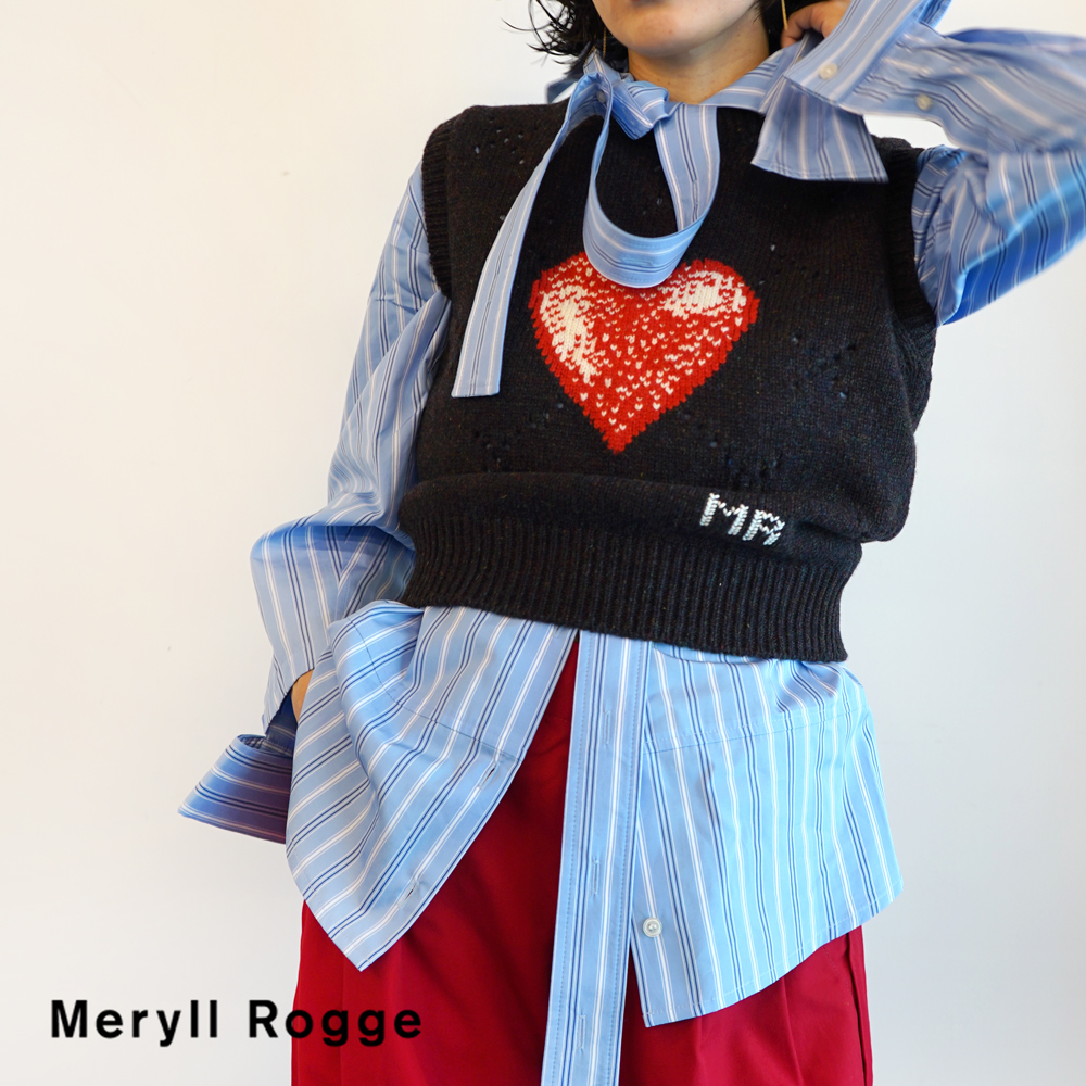 Meryll Rogge ​/ 新作アイテム入荷 “CREW NECK VEST”and more