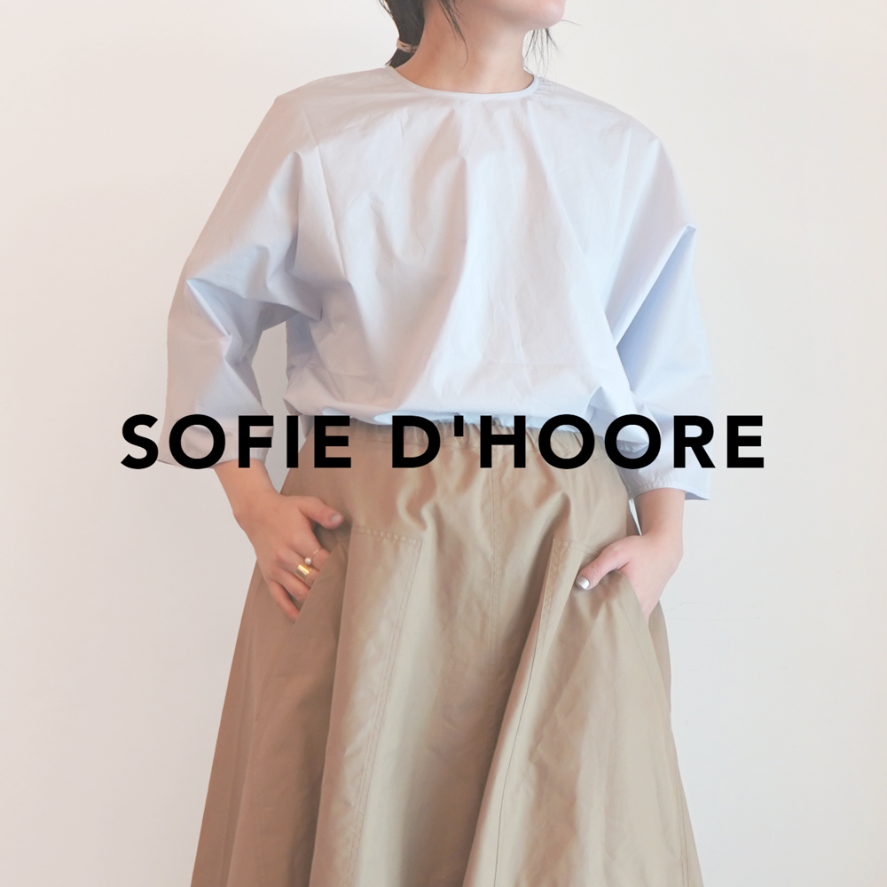 SOFIE D'HOORE / 新作アイテム入荷 “top w slvs side slit open