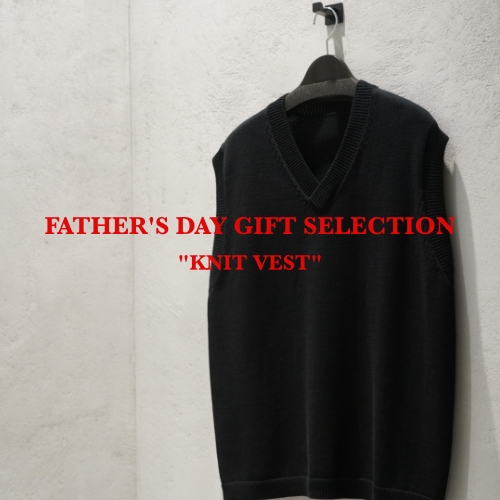 FATHER’S DAY GIFT SELECTION “KNIT VEST”