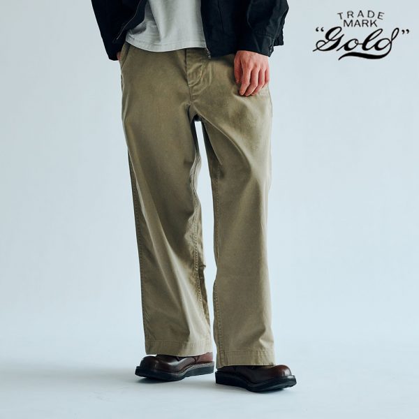GOLD / 新作アイテム入荷 “SELVEDGE WEAPON WIDE TROUSERS”