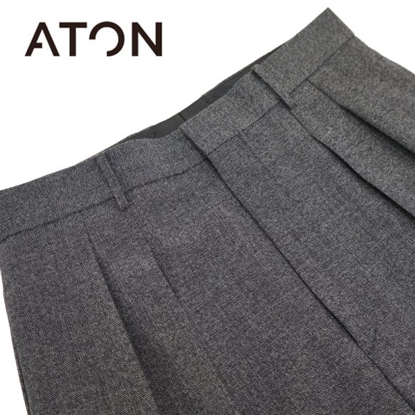 ATON / 新作アイテム入荷 “WOOL COTTON TUCKED TAPERD PANTS” and more