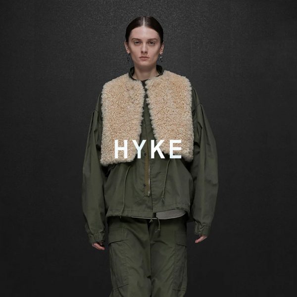 HYKE / 新作アイテム入荷 ”FAUX SHEARLING CROPPED VEST”and more