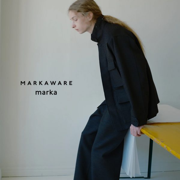 marka ／ MARKAWARE / 新作アイテム入荷 “SHETLAND WOOL RECYCLED POLYESTER DOBBY B.D.U JACKET” and more