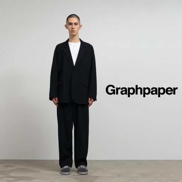 Graphpaper/ 新作アイテム入荷”Wooly Cotton Twill Single Jacket(GM243-20072B)”and more