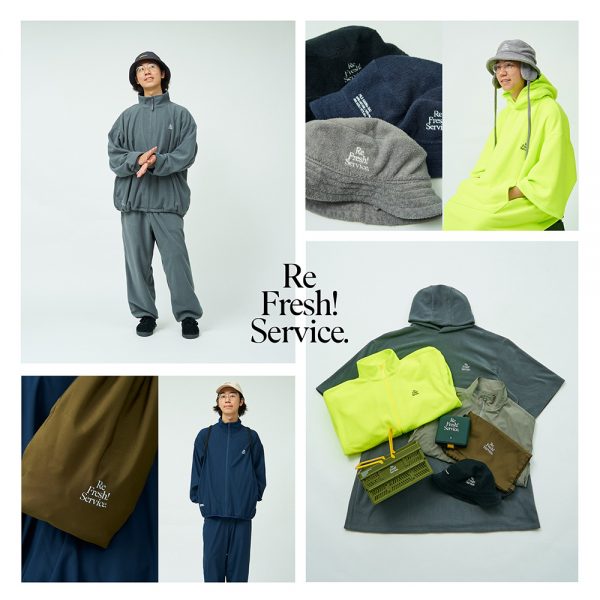 FreshService / 新作アイテム入荷 “FLEECE TRACKSUIT” and more