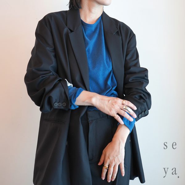 seya. / 新作アイテム入荷 “SEYA. TAILORED W JACKET” and more