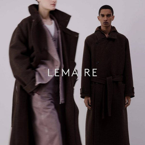 LEMAIRE ​/ 新作アイテム入荷 “WRAP COAT WITH CONTRAST STITCH”andmore