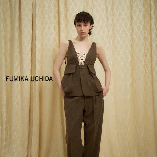 FUMIKA＿UCHIDA/新作アイテム入荷 ”SPLASHED PATTERN BRALETTE TOP”and more