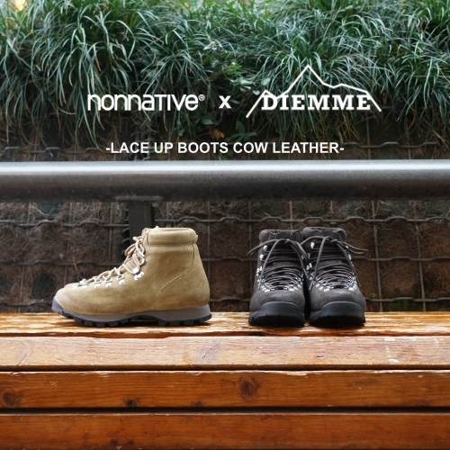 nonnative “EXPLORER LACE UP BOOTS COW LEATHER by DIEMME”