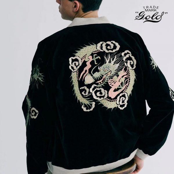 GOLD / 新作アイテム入荷 ” SPECIAL EDITION VELVETEEN SOUVENIR JACKET “GREEN DRAGON””