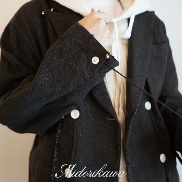 Midorikawa/新作アイテム入荷”GLITTER NEL DAMAGE COAT”