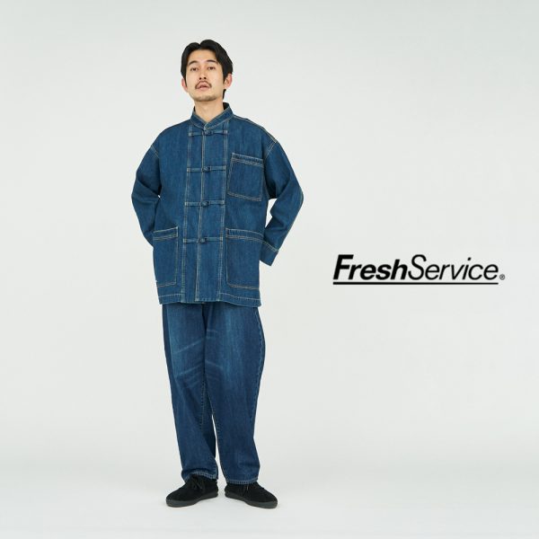 FreshService / 新作アイテム入荷 “CORPORATE DENIM KUNG-FU COVERALL” and more