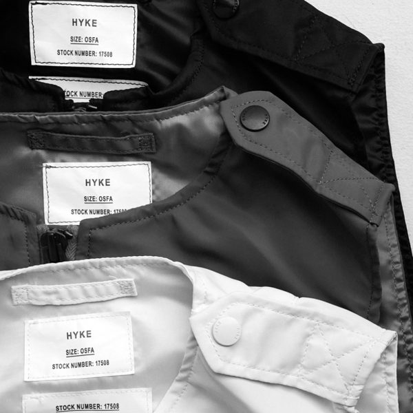 HYKE / 新作アイテム入荷 ”TYPE L-2A VEST”and more